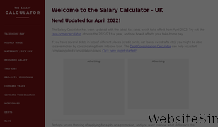 thesalarycalculator.co.uk Screenshot