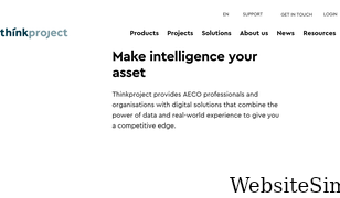 thinkproject.com Screenshot