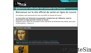 ticketlouvre.fr Screenshot