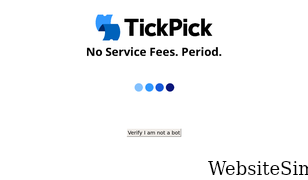 tickpick.com Screenshot