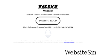 tillys.com Screenshot