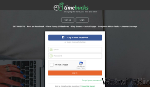 timebucks.com Screenshot