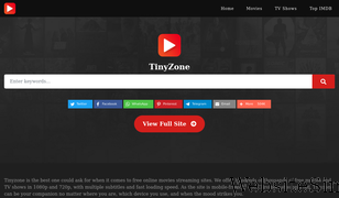 tinyzonetv.to Screenshot