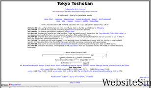 tokyotosho.info Screenshot