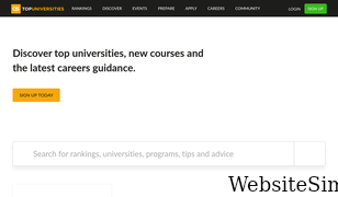 topuniversities.com Screenshot