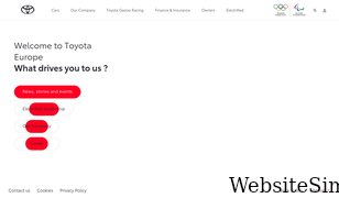 toyota-europe.com Screenshot