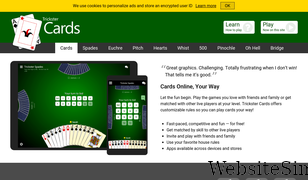 trickstercards.com Screenshot