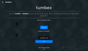 tumbex.com Screenshot