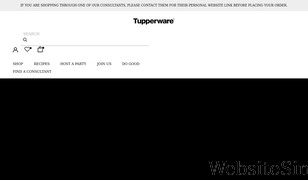 tupperware.com Screenshot