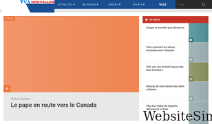 tvanouvelles.ca Screenshot