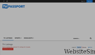 tvpassport.com Screenshot