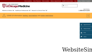 uchicagomedicine.org Screenshot