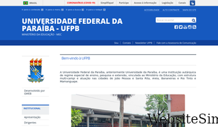 ufpb.br Screenshot