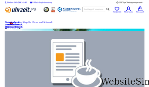 uhrzeit.org Screenshot