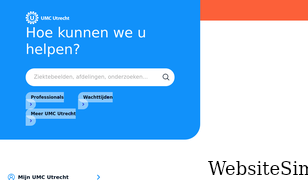 umcutrecht.nl Screenshot