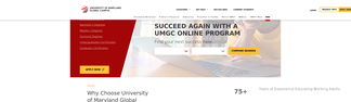 umgc.edu Screenshot