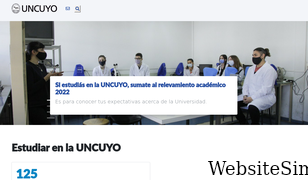 uncu.edu.ar Screenshot
