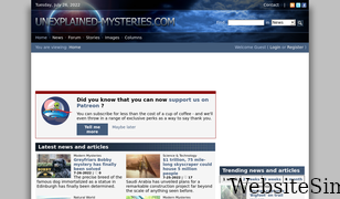 unexplained-mysteries.com Screenshot