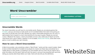 unscramble.org Screenshot