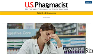 uspharmacist.com Screenshot