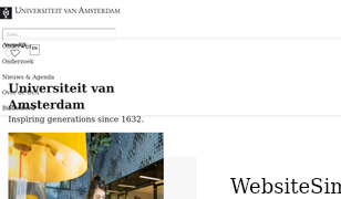 uva.nl Screenshot