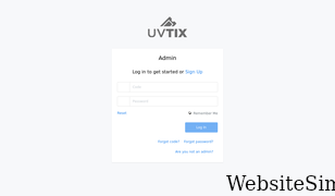 uvtix.com Screenshot