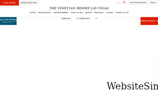 venetianlasvegas.com Screenshot