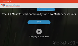 veteransadvantage.com Screenshot