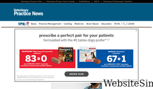 veterinarypracticenews.com Screenshot