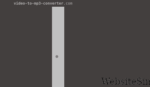video-to-mp3-converter.com Screenshot