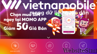 vietnamobile.com.vn Screenshot