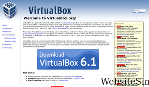 virtualbox.org Screenshot