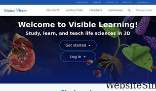visiblebody.com Screenshot