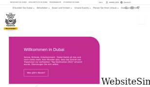 visitdubai.com Screenshot