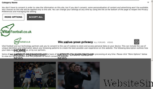vitalfootball.co.uk Screenshot