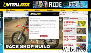 vitalmx.com Screenshot