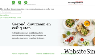 voedingscentrum.nl Screenshot