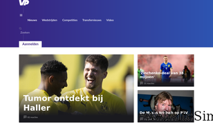 voetbalprimeur.nl Screenshot