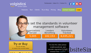 volgistics.com Screenshot