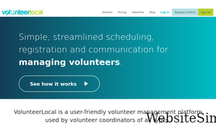volunteerlocal.com Screenshot