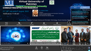 vu.edu.pk Screenshot