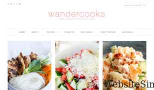 wandercooks.com Screenshot