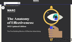 warc.com Screenshot