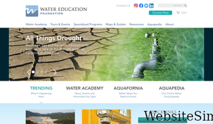 watereducation.org Screenshot