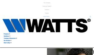 watts.com Screenshot