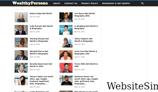 wealthypersons.com Screenshot