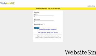 webadmit.org Screenshot