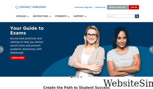 webassign.net Screenshot