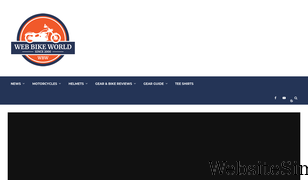webbikeworld.com Screenshot