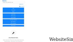 webrate.org Screenshot